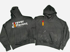 Forever Different: "INDIVIDUALITY" Black Classic Oversize Hoodie