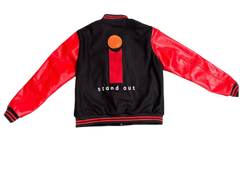 Forever Different: Black & Red Varsity Jacket