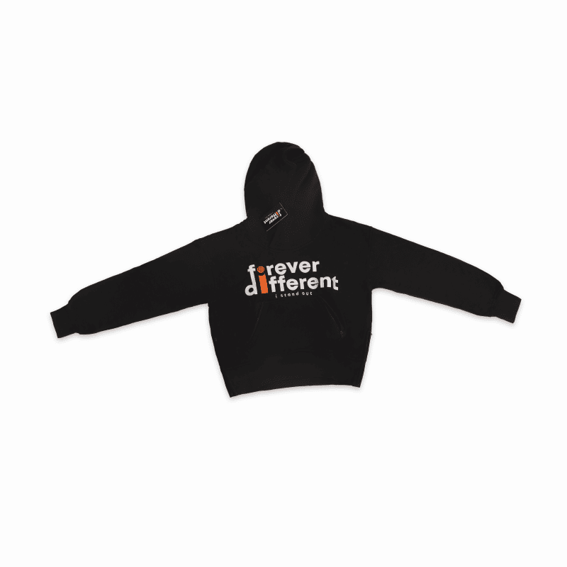 Forever Different: Black Signature Classic Oversized Hoodie