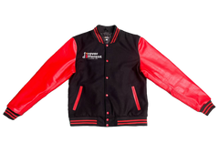 Forever Different: Black & Red Varsity Jacket